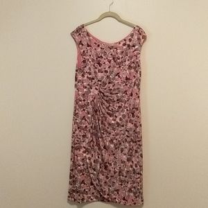 Lisa Pink Abstract Dress